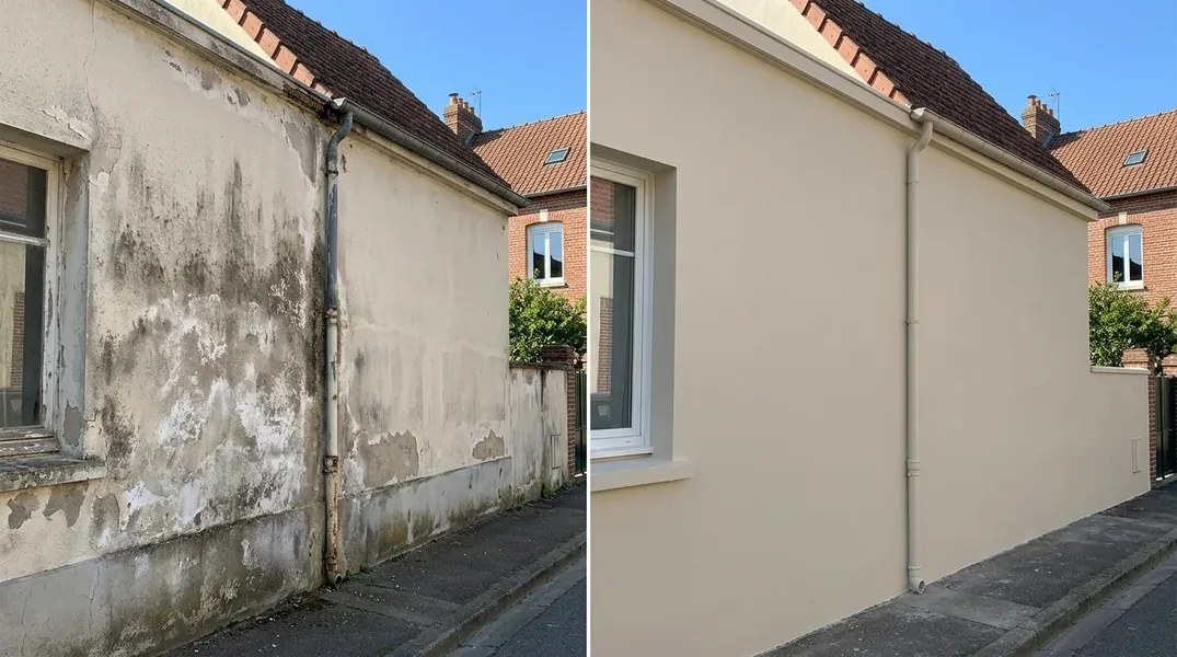 Résultat ravalement de façade à Angers — Ravalement Angers