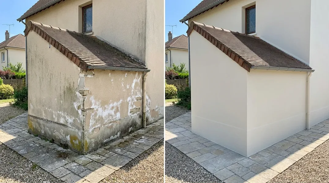 Résultat ravalement de façade à Angers — Ravalement Angers