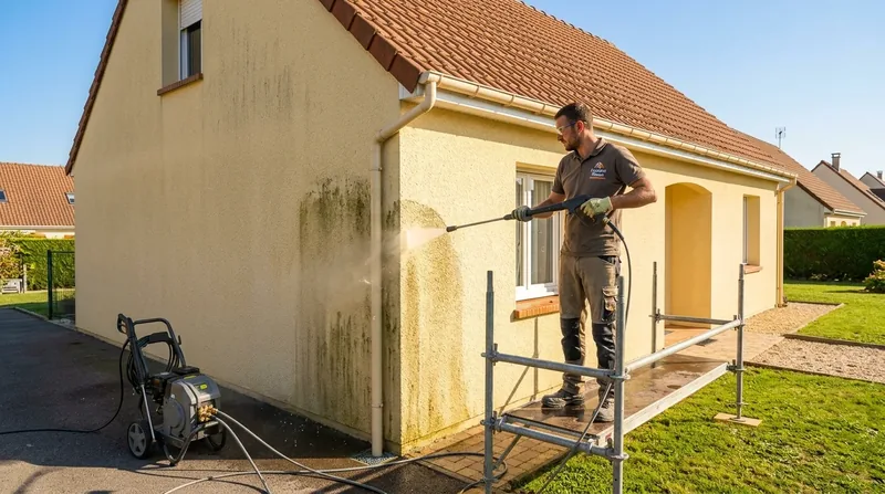 Ravalement & nettoyage de façade Angers