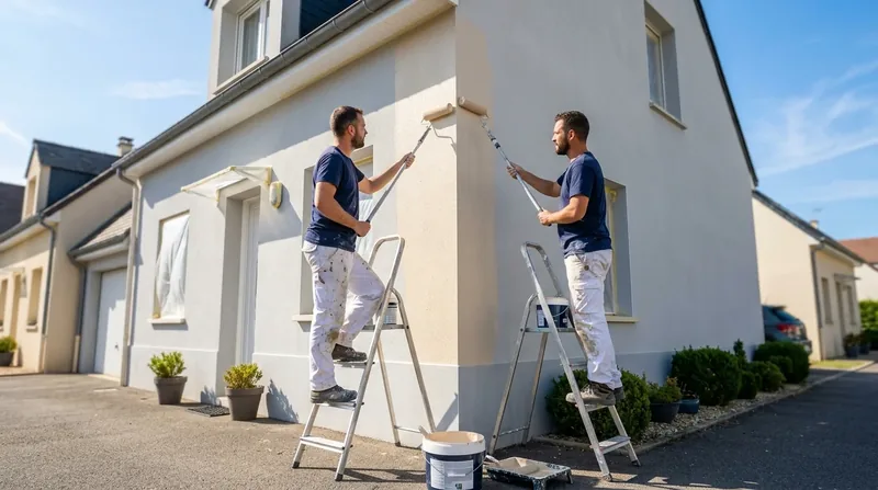 Peinture de façade Angers